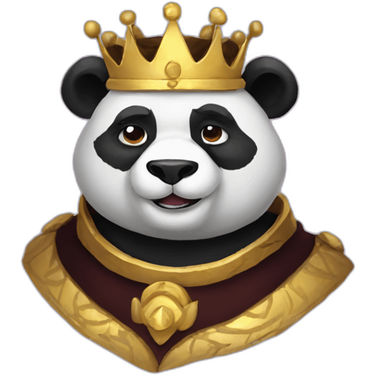 panda king emoji