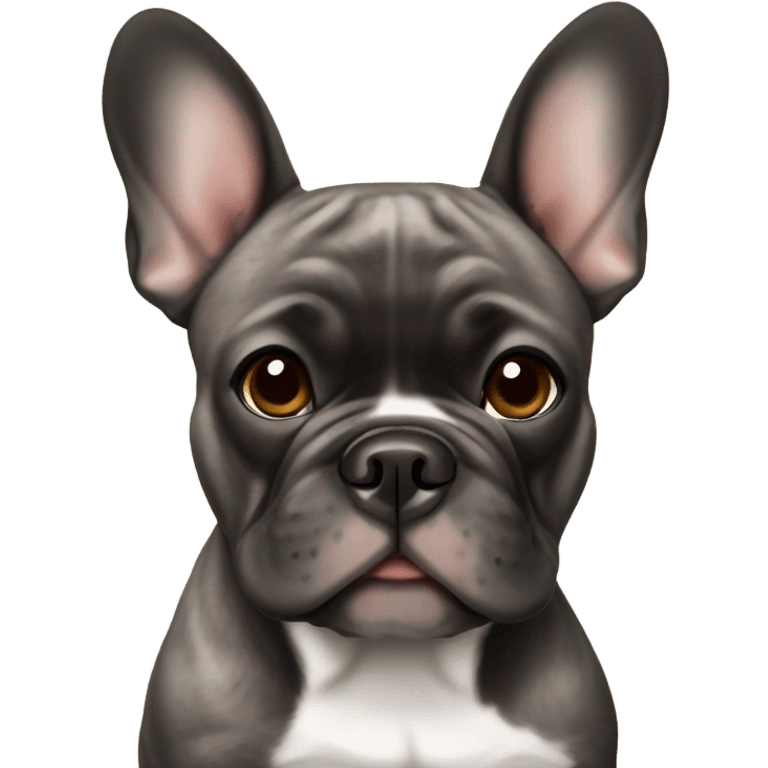 brindle french bulldog emoji