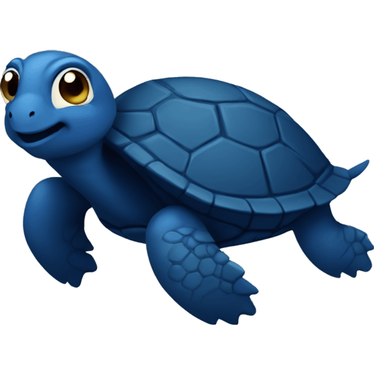 Turtle in navy blue  emoji