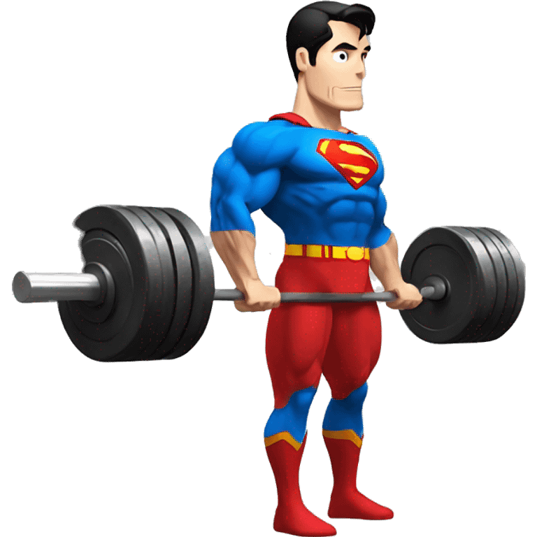 superman deadlift emoji