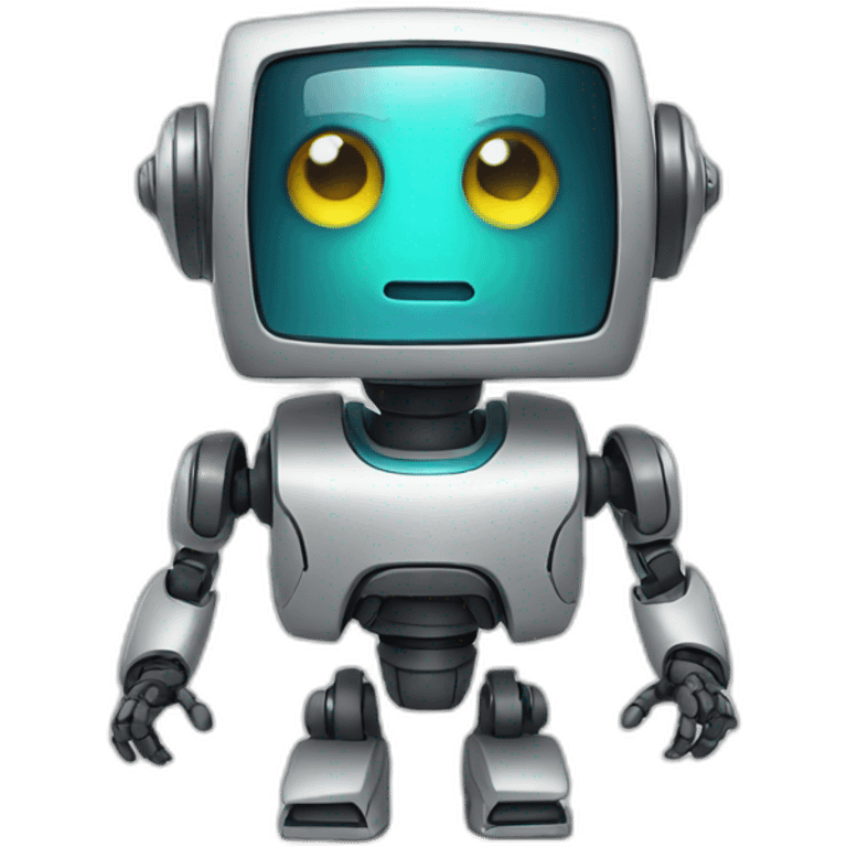 Cute robot emoji