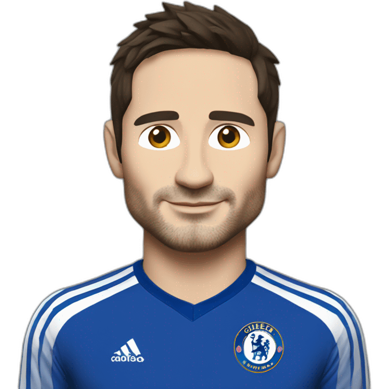 frank Lampard in Chelsea kit emoji