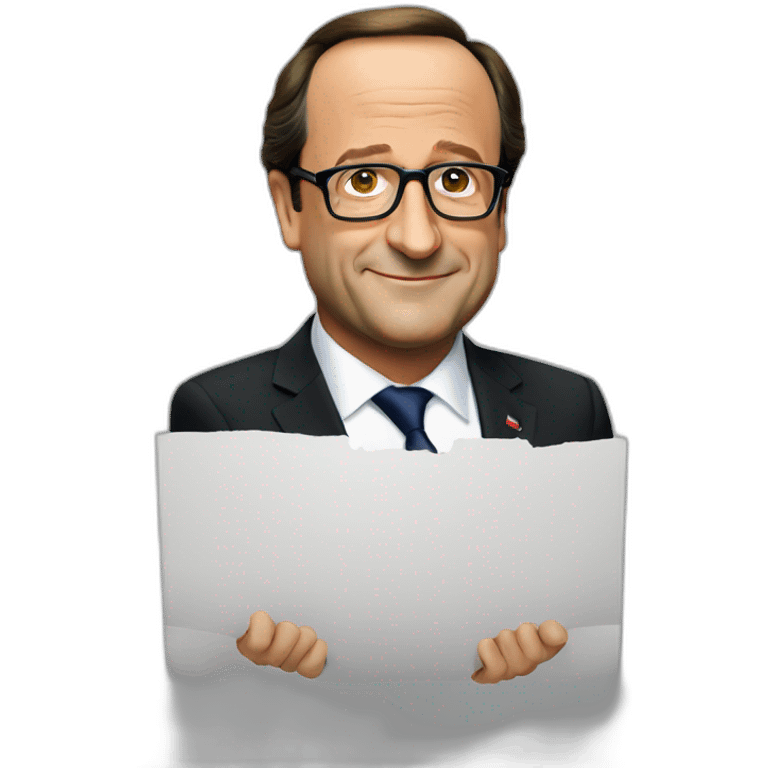 François Hollande emoji