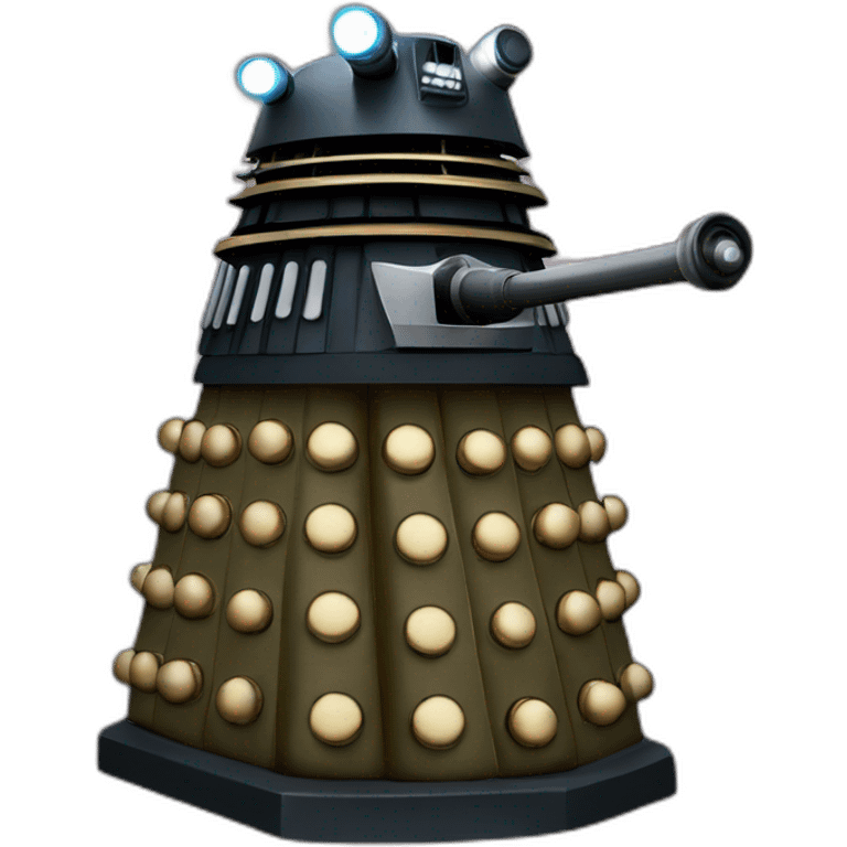 dalek flying in galaxy emoji