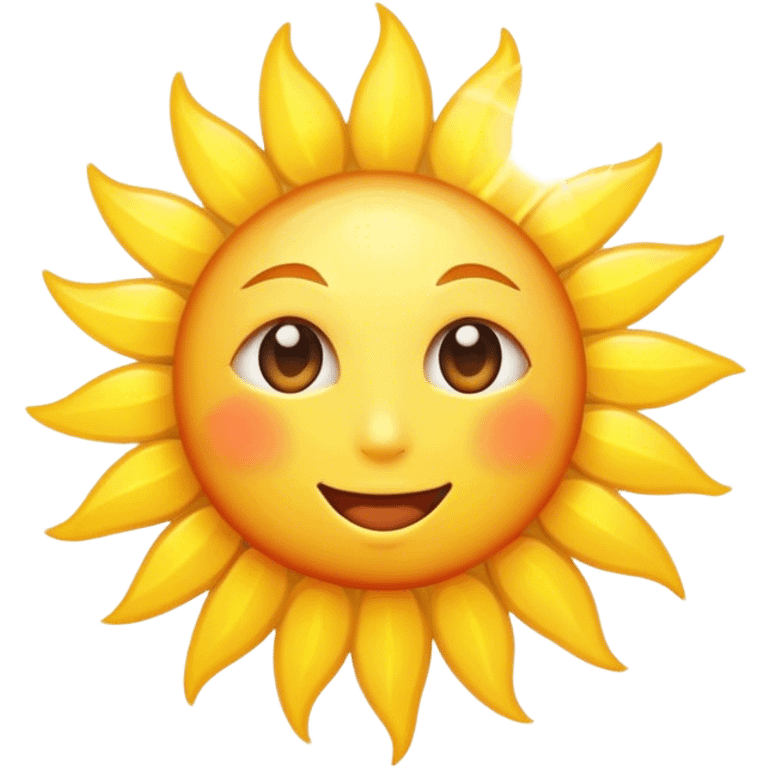 Sun nice emoji