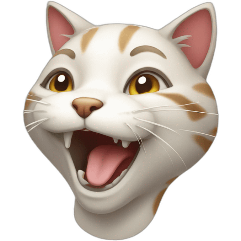 Laughing cat  emoji