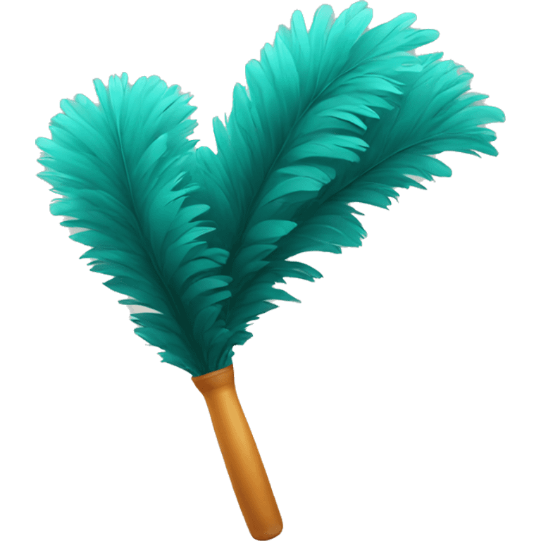 Feather duster emoji