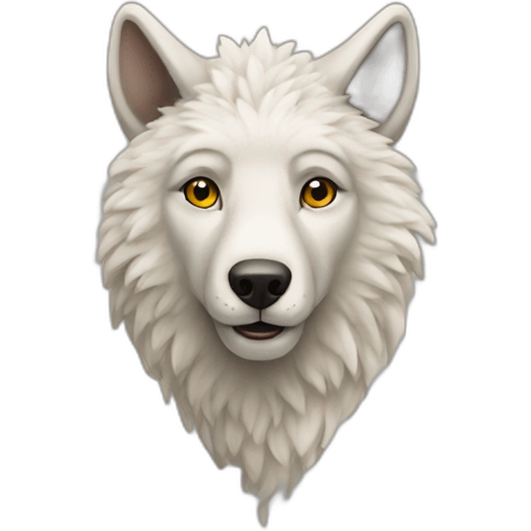 Wolf in sheep’s clothing emoji