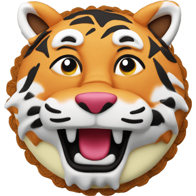 tiger cake emoji