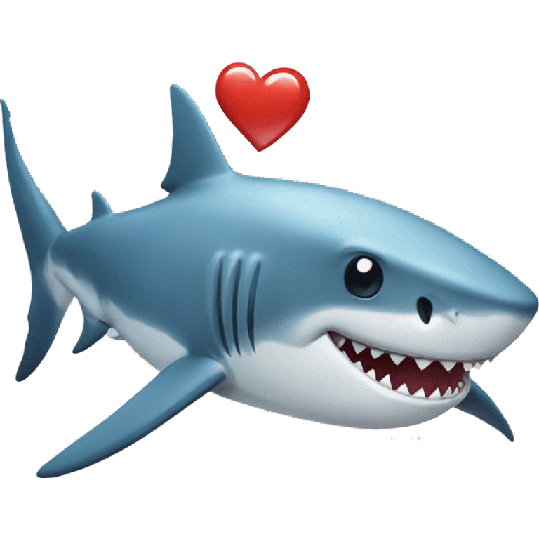 shark in love emoji