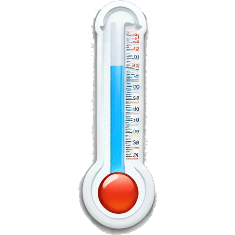 thermometer for loud and quiet emoji