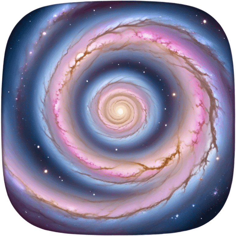  Cinematic Realistic Galaxy – A vast, sweeping view of a majestic spiral galaxy, with glowing arms of stars, dust, and gas stretching into infinity. Vibrant hues of pink, blue, and gold swirl together, capturing the grand scale and breathtaking beauty of the universe. emoji