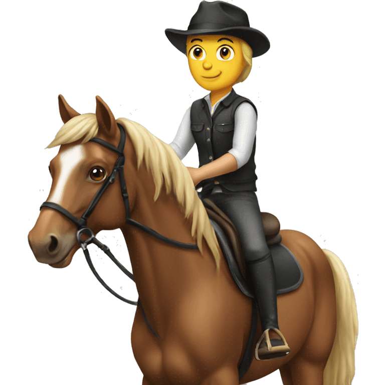 Horse riding emoji