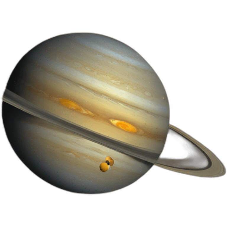 Saturn collision with Jupiter emoji