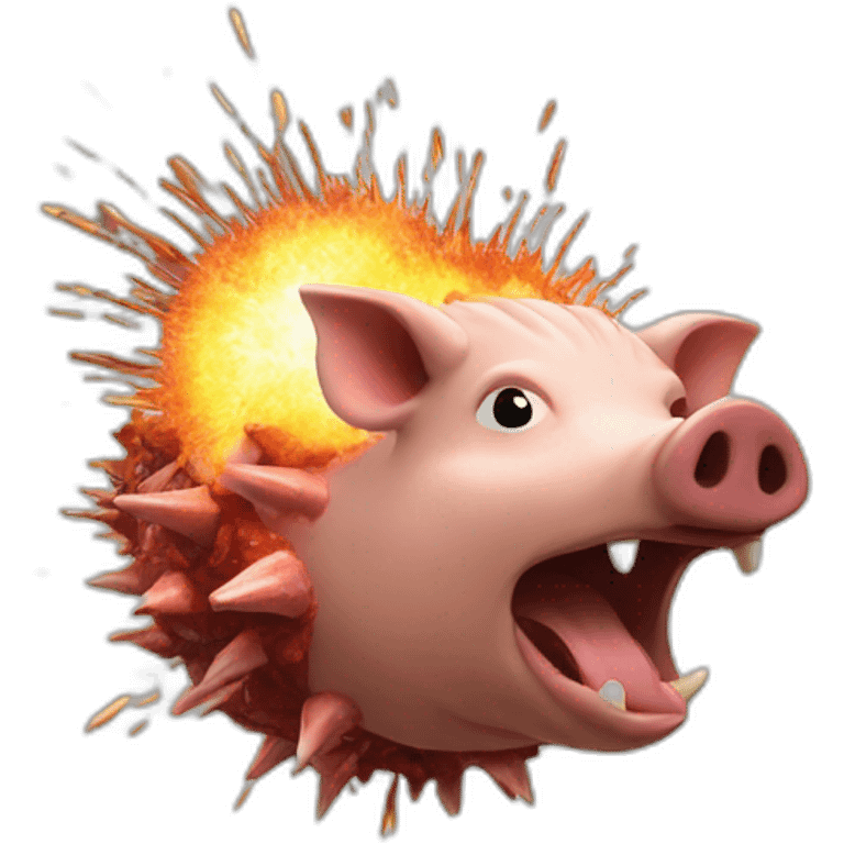 hog head explosion emoji