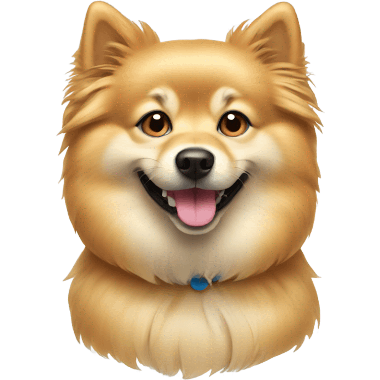 spitz dog golden emoji