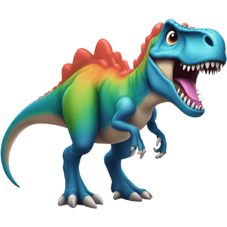 t. rex wearing a tutu emoji