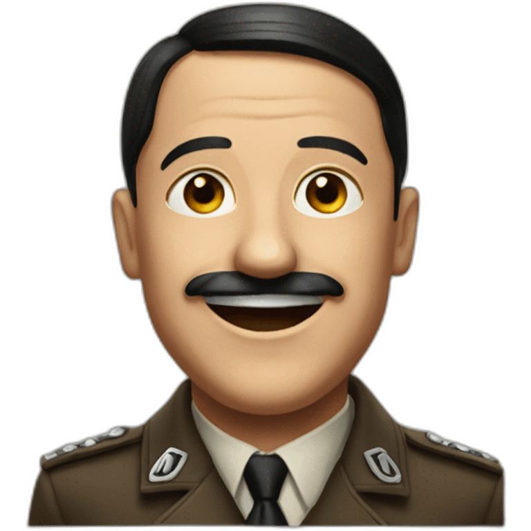 Hitler smiling emoji