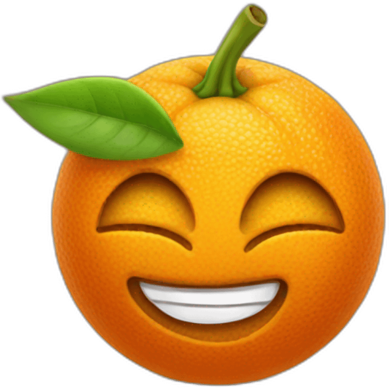 orange cute emoji