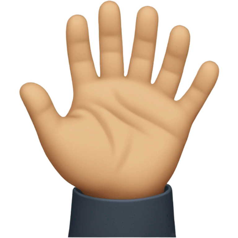 talk to the hand emoji