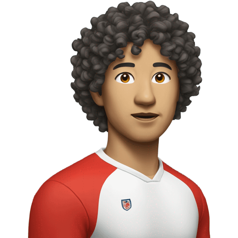 squid game character asian man curly hair player number 456  emoji