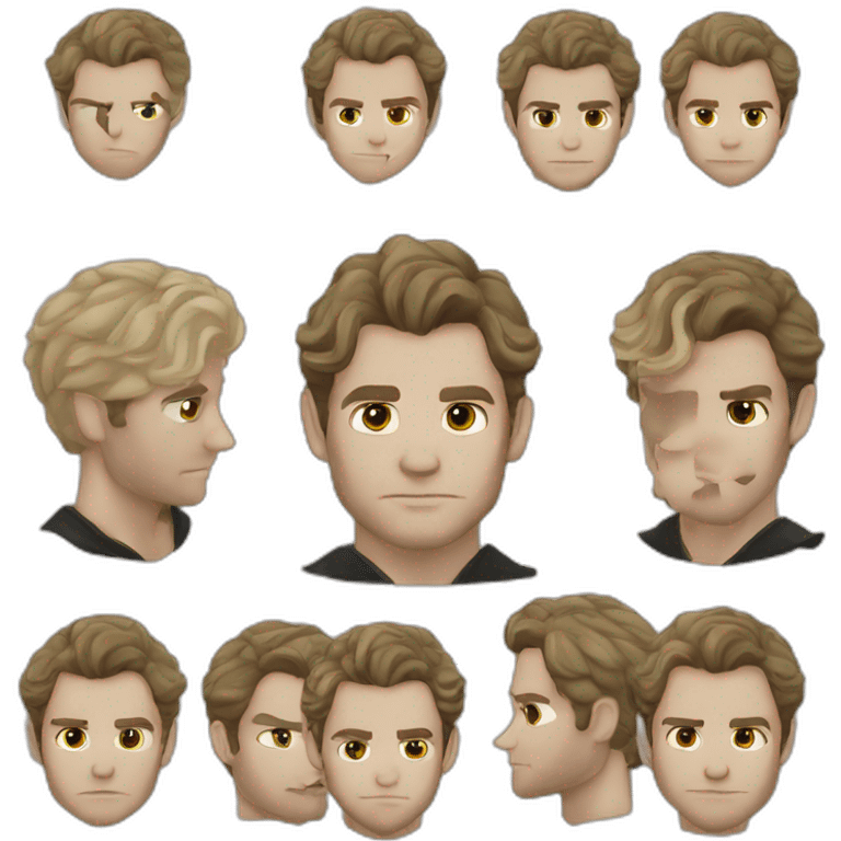 Klaus mikaelson realistic detailed emoji