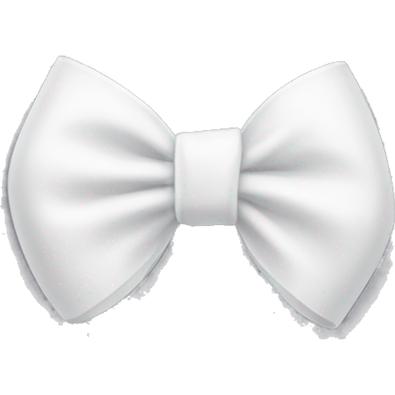 White bow  emoji