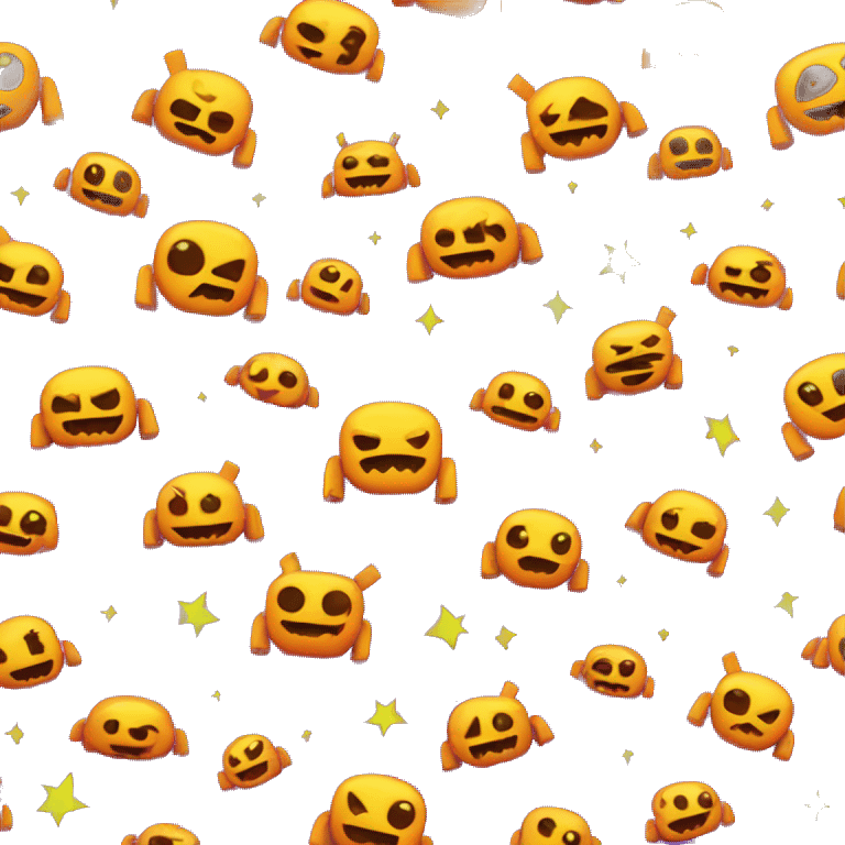 halloween space invaders emoji