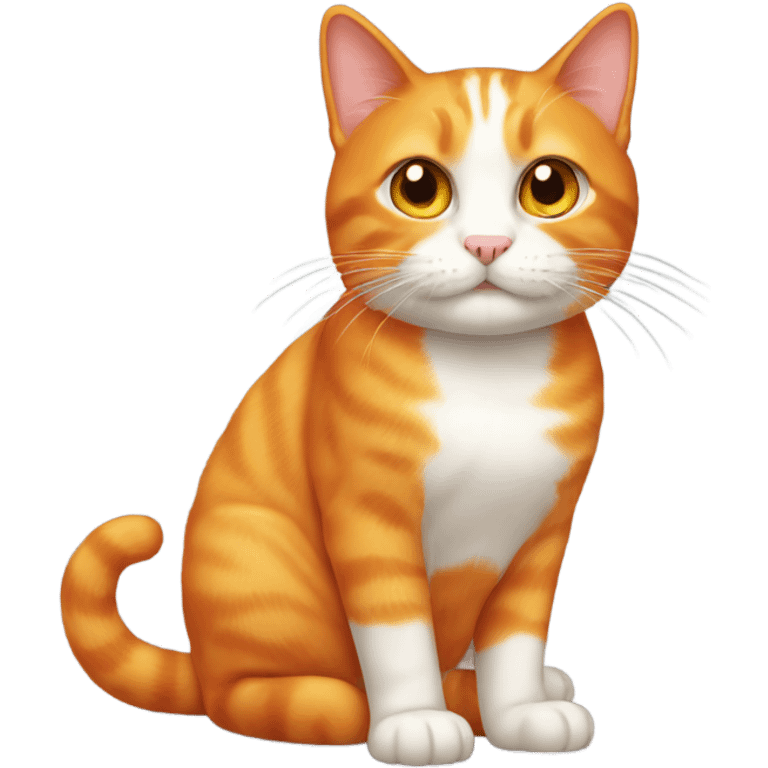 Orange cat  emoji