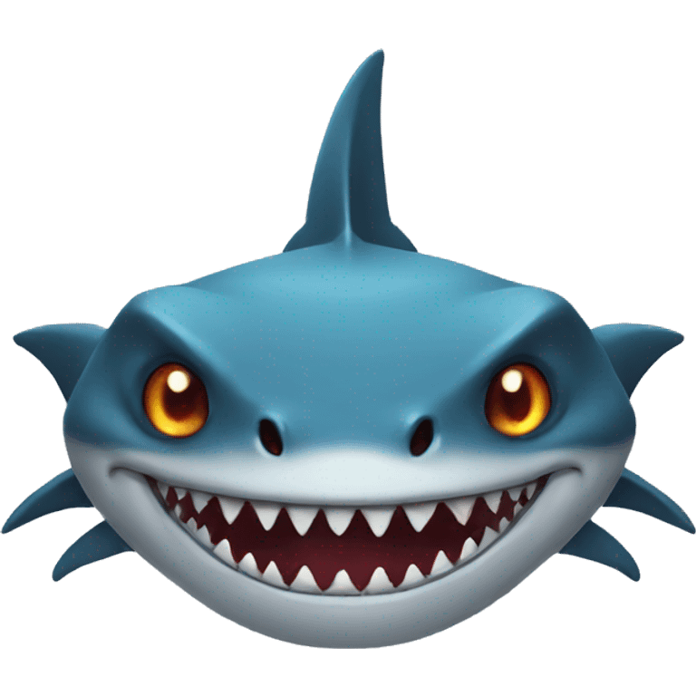 Shark demon emoji