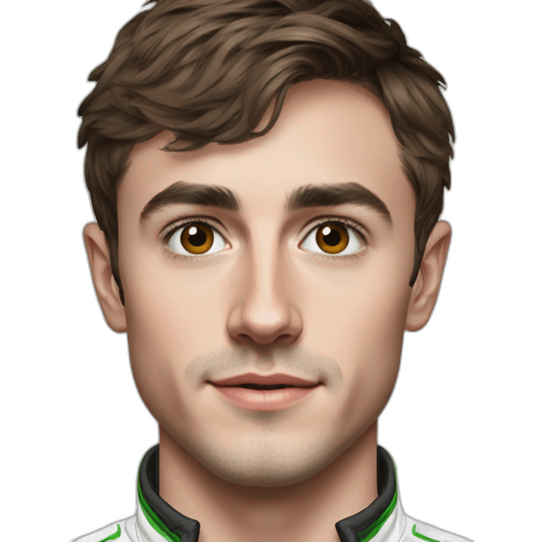 Hyper realistic charles leclerc emoji