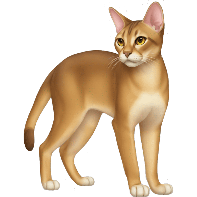 Chausie Cat Full Body emoji