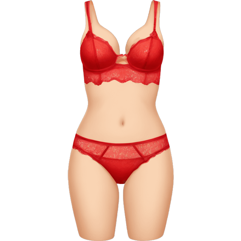 Red lingerie emoji