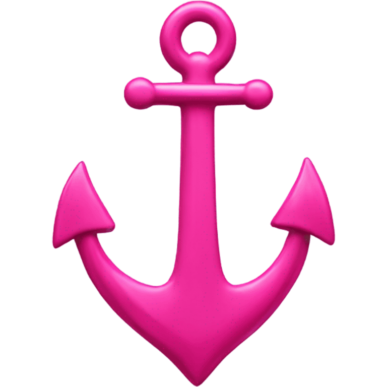 pink anchor  emoji