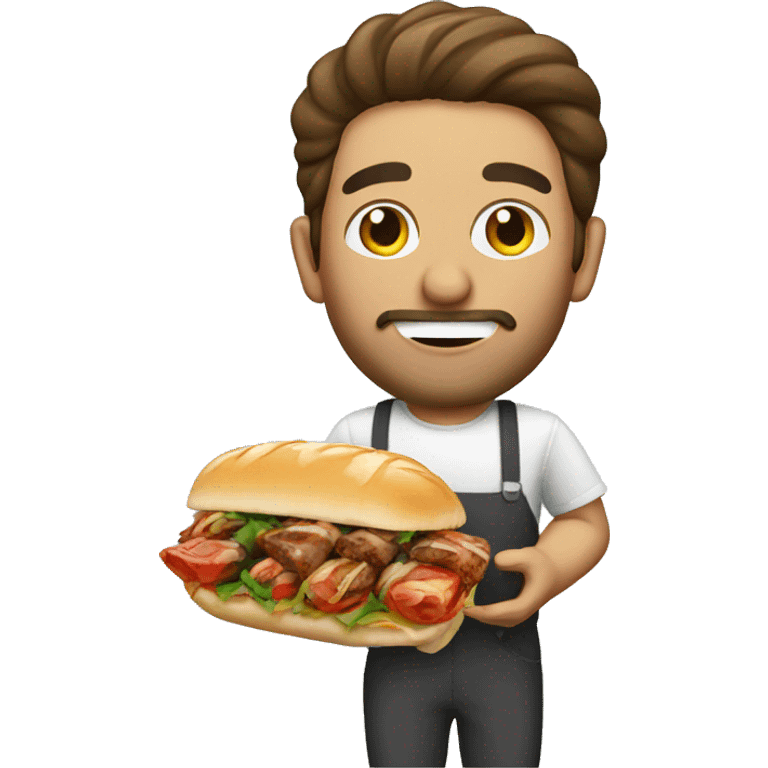 Italian guy with kebab  emoji