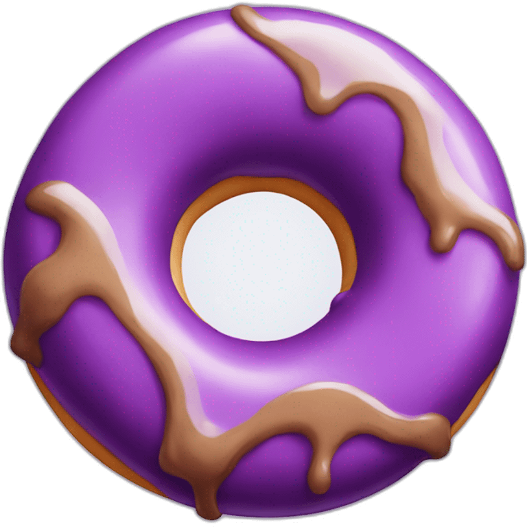 purple doughnut emoji