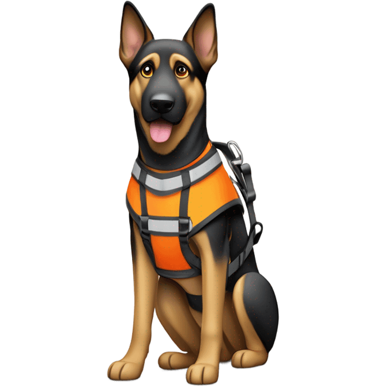 Search and rescue dog  emoji