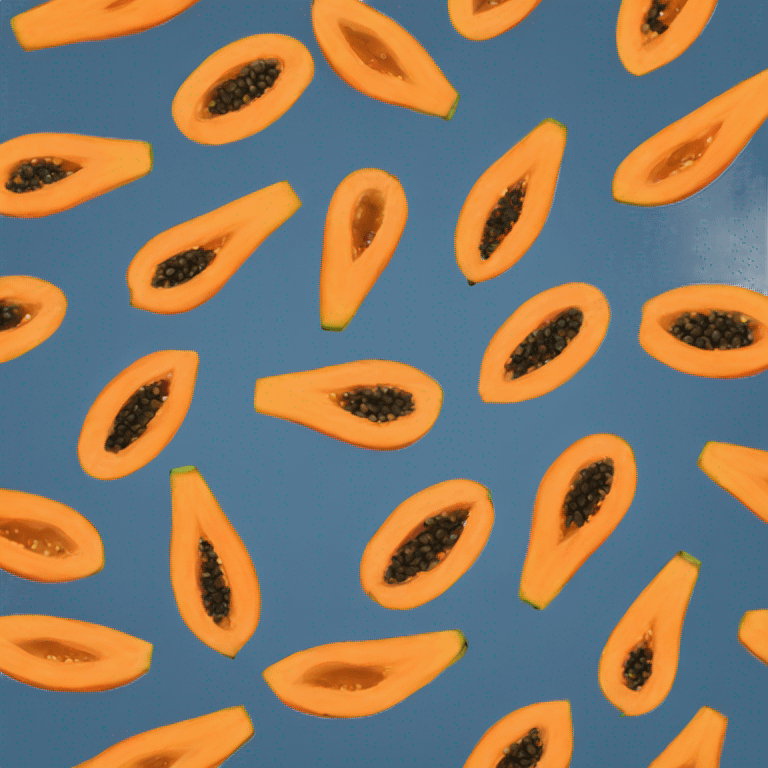 Papaya emoji