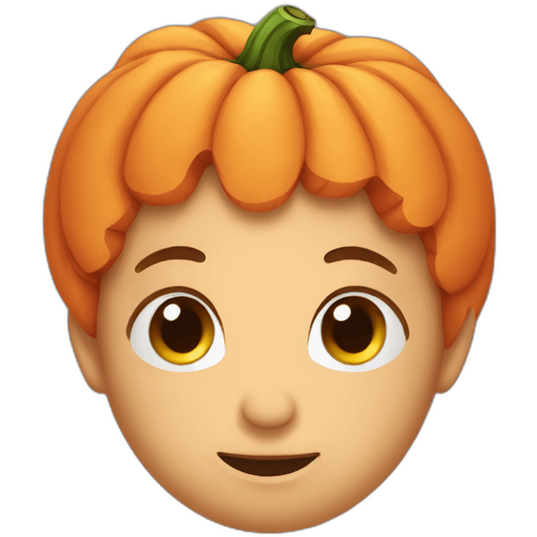 cute pumpkin emoji