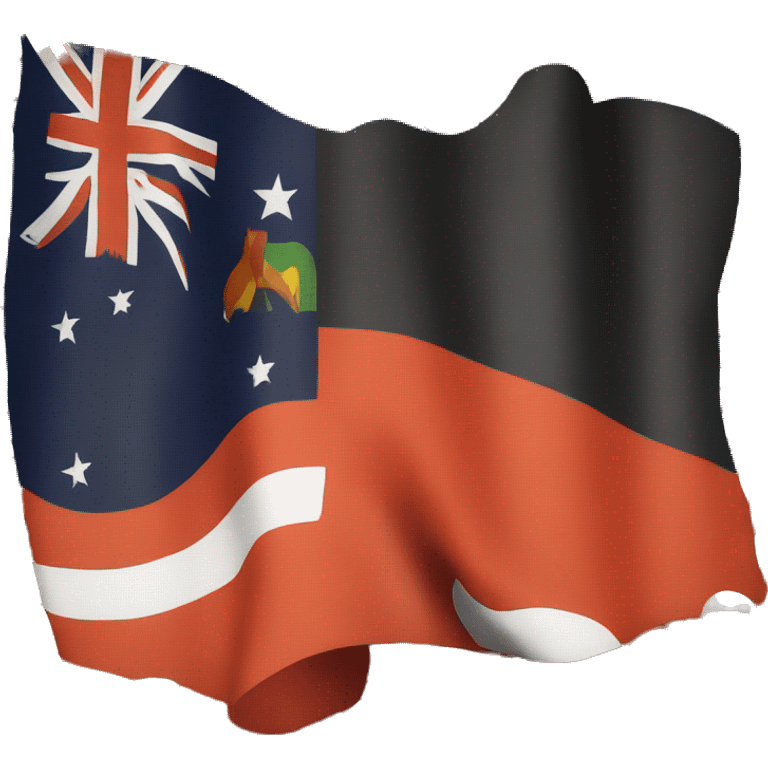 Aboriginal Australian flag emoji