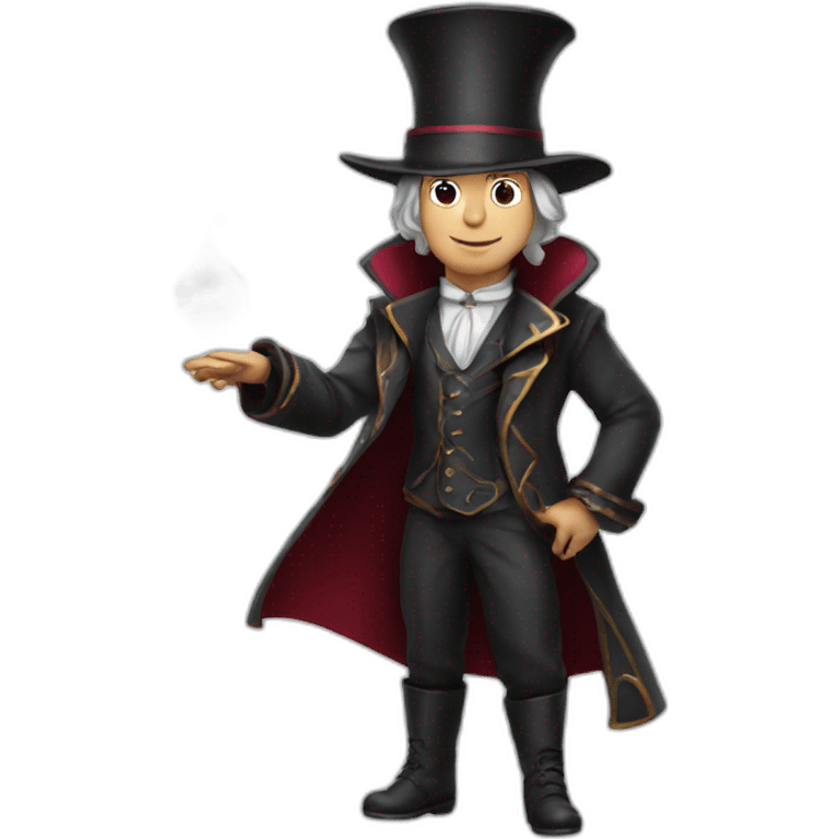 magician with wizard hard emoji