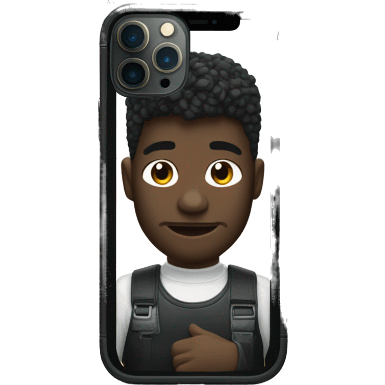 iPhone 12 Pro black  emoji