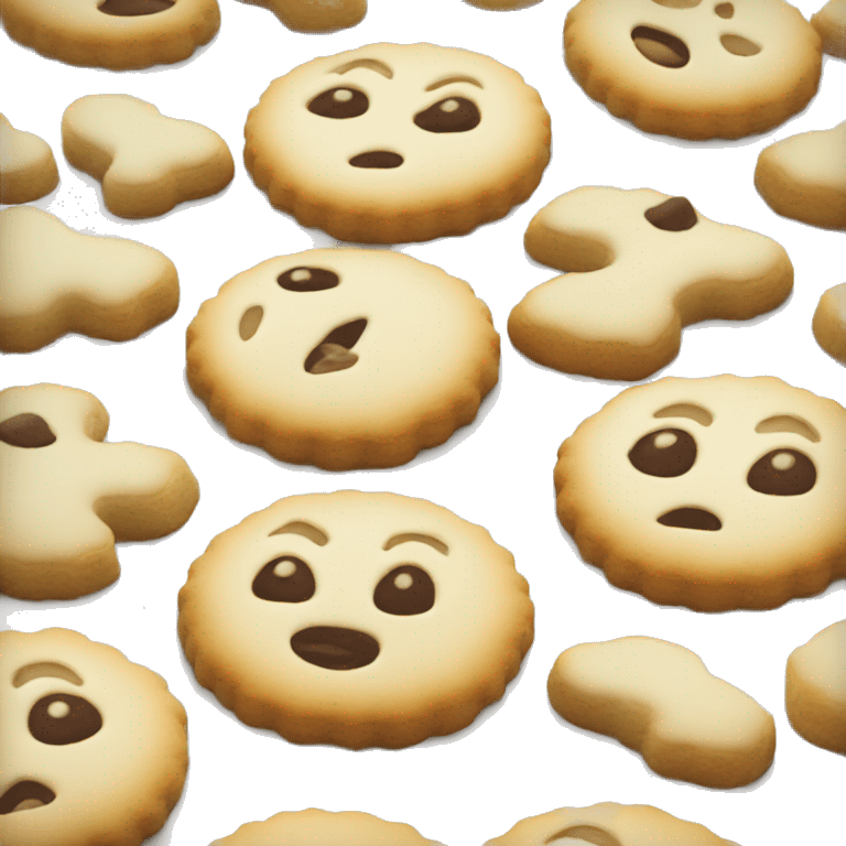 Sugar cookie emoji