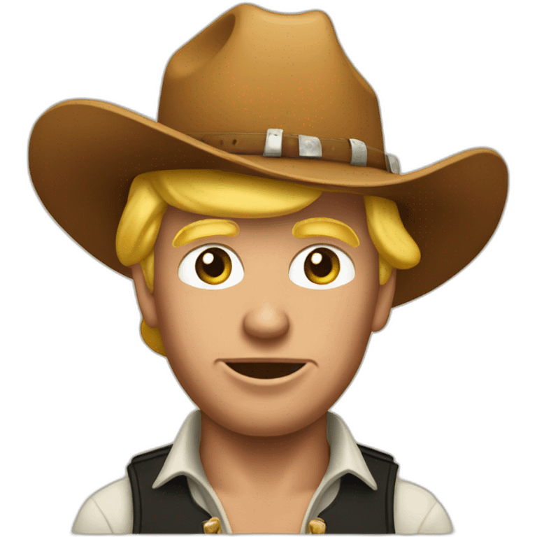 Trump cow boy emoji