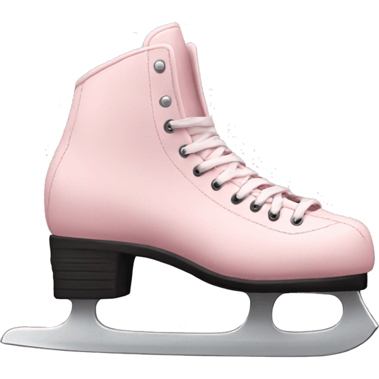 pale pink ice skates  emoji