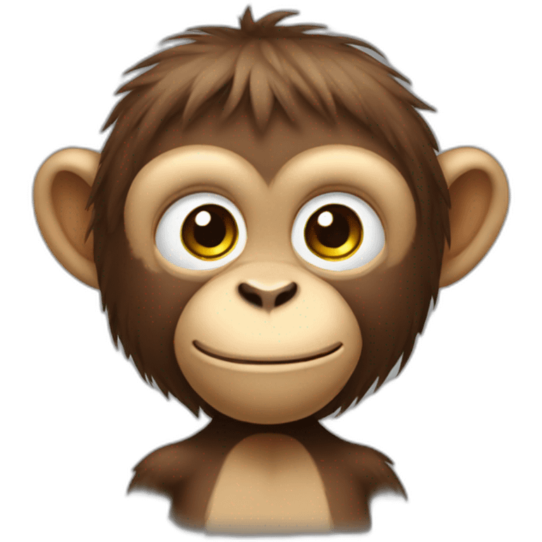 Monkey shy emoji