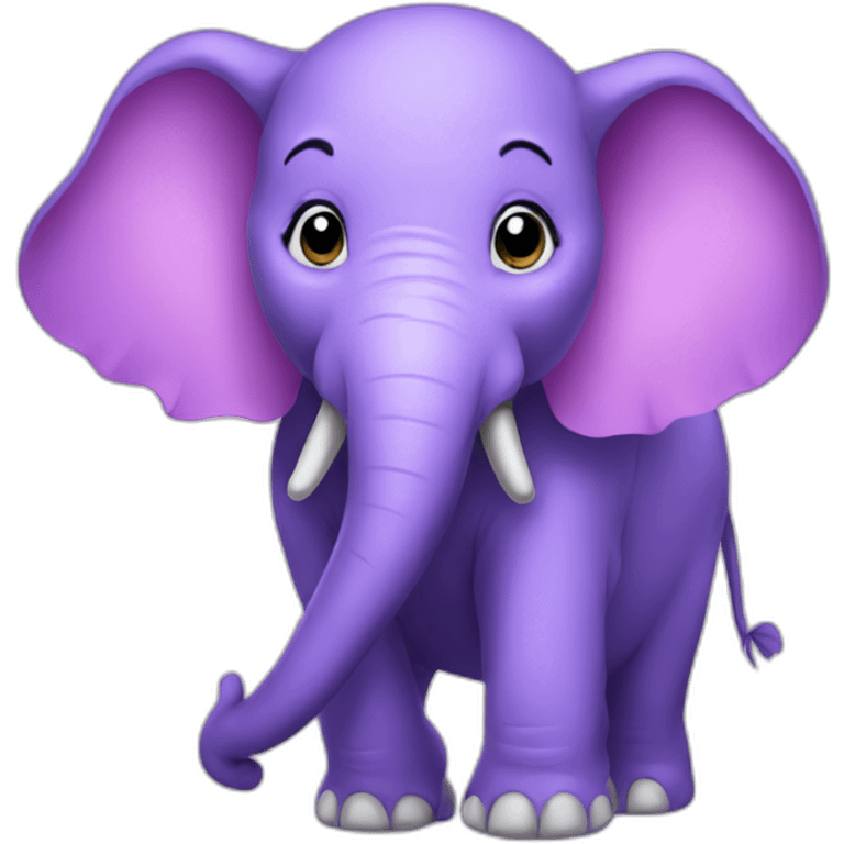 purple elephant emoji