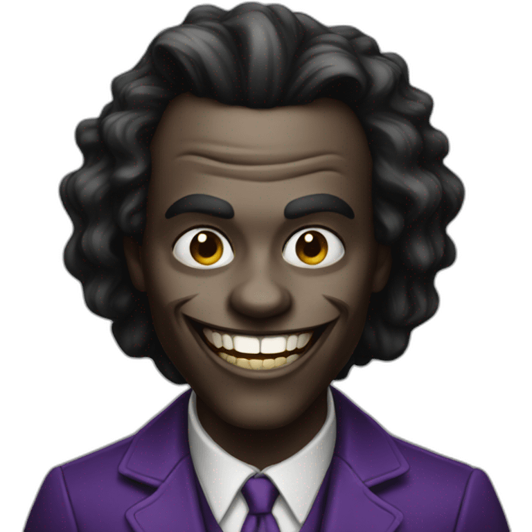 Black joker emoji