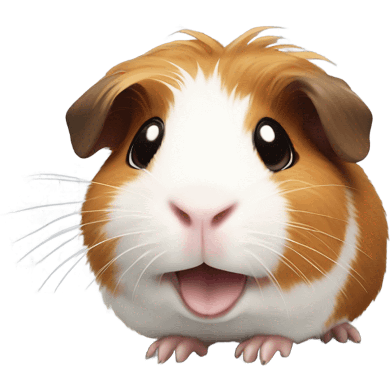 Guinea pig laughing emoji