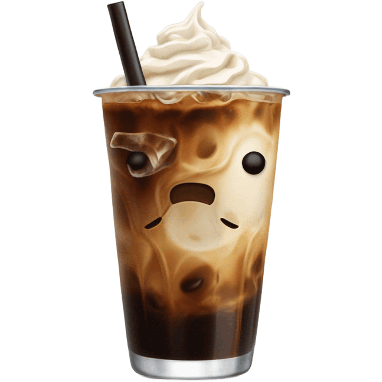 Ice coffe emoji